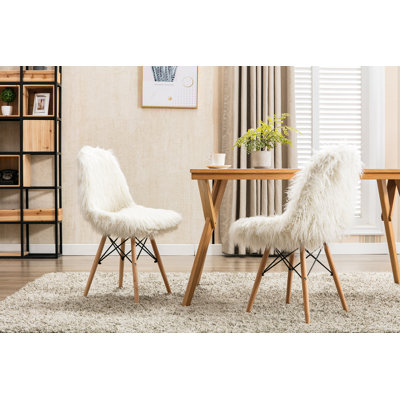 Chaise d'appoint avec pieds en hêtre