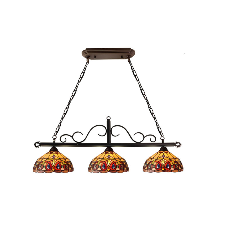 Luminaire suspendu pour îlot de cuisine 3 lumières