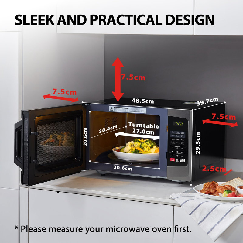 Ebern Designs 48.5cm 23m³ L Countertop Microwave