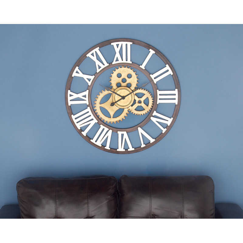 Très grande horloge murale 30 po Aydan
