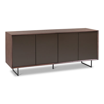 Quadrum Lacquered Buffet Damasco/Branco