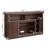 Retro TV Stand With Storage For Tvs Up To 65'', Mid Century Modern TV Stand & Entertainment Center With Shelf,TV Stand For Media,TV Console Table For Living Room Espresso 60"W*15.75"D*34.25"H