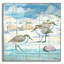 «Shoreline Sandpipers I» par Paul Brent, art en verre acrylique Wal-1488513404