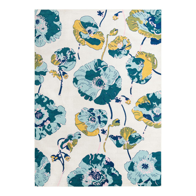 Bloom Floral Indoor Rug, Rectangle 10' x 14'