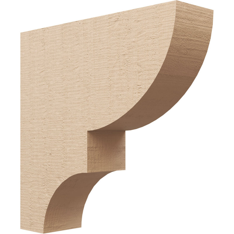 Bois de cèdre brut Ridgewood, Corbeau apprêté Ridgewood, H 24 po x l 6 po x P 24 po