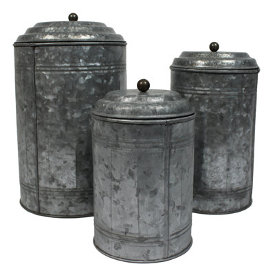 Metal Canister - Set of 3