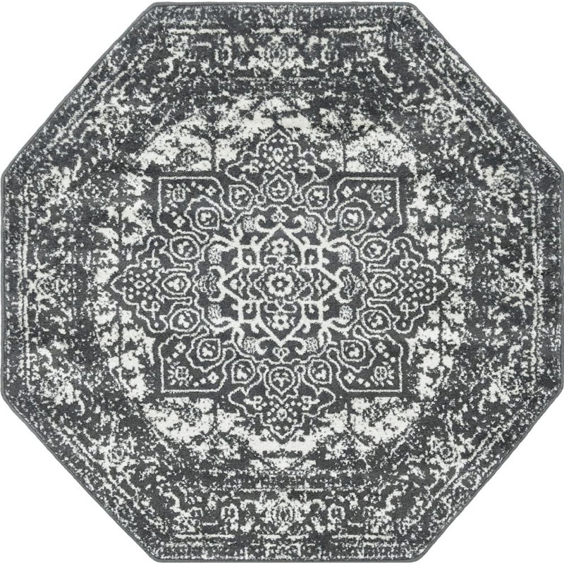 Endesha Oriental Indoor Rug, Octagon 7'10"
