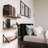 24" Rustic Wood Floating Shelves Set Of 3, Burned Finish Wall Shelves