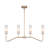 Acari 4-Light 32'' W Linear Pendant Light for Kitchen Island