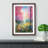Spring Forest Colour Field - Single Picture Frame Print on Wood-1551551696-1551551694