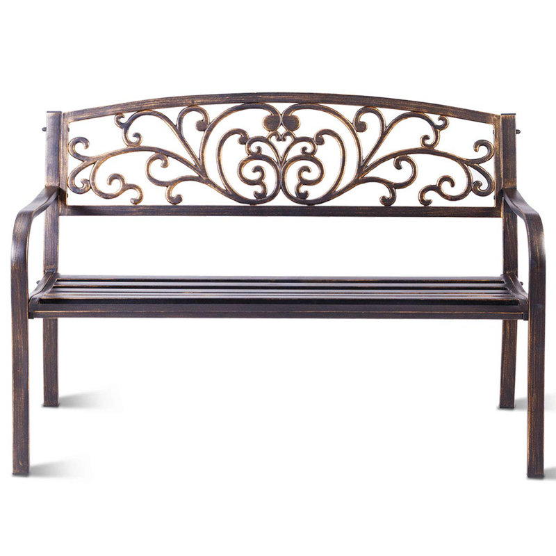 Kiser Metal Outdoor Bench