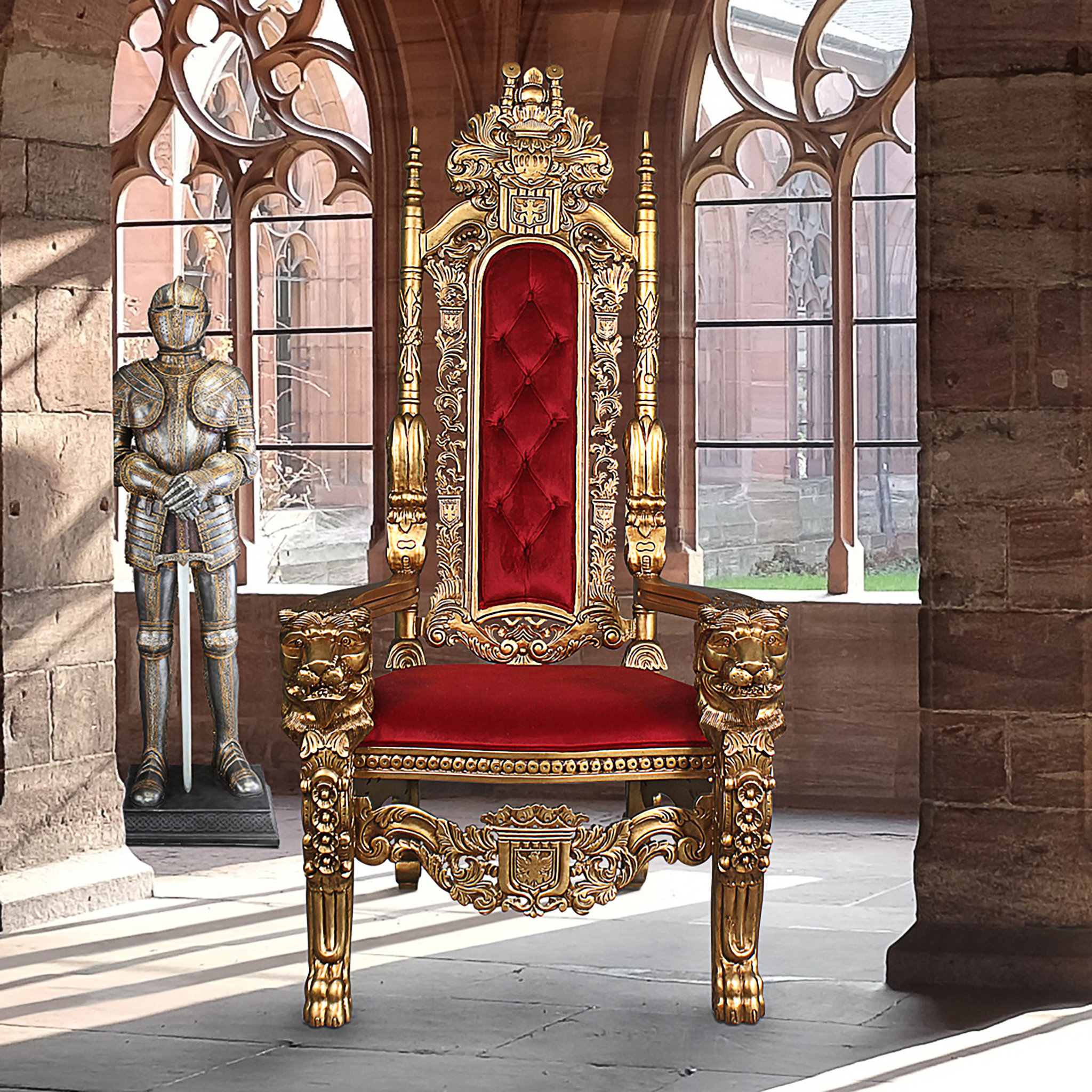 Raffles Lion Throne The Lord Raffles Armchair Design Toscano Lord