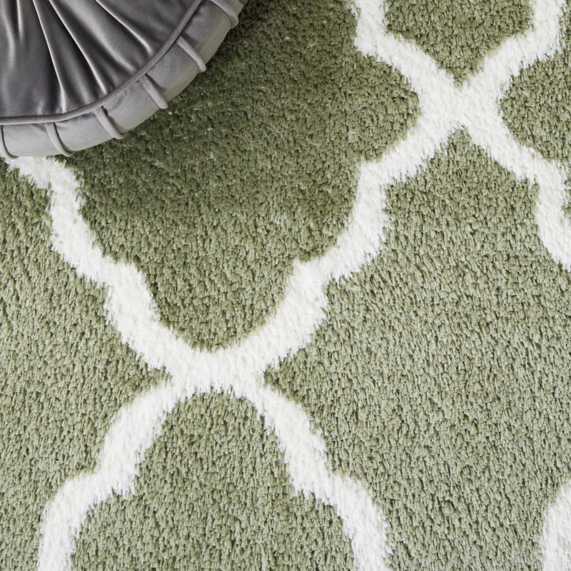 Tahoe Shag Performance Geometric Rug, Rectangle 8' x 10'