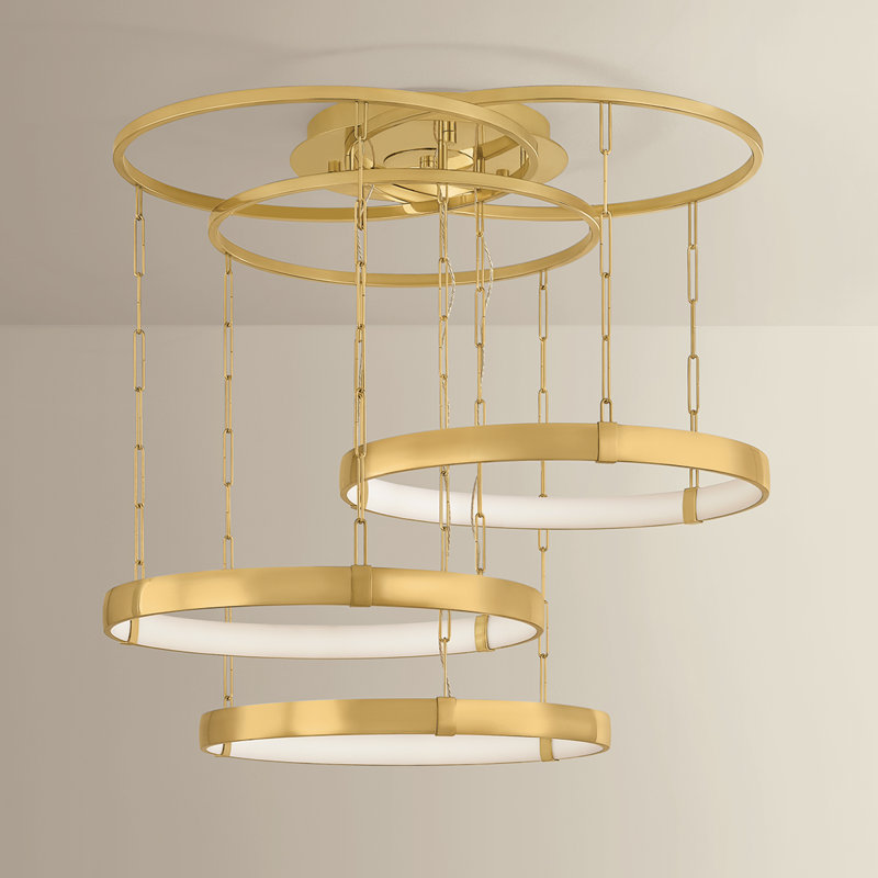 Vernazza Flush Mount, 77.75" H x 38" W x 38" D
