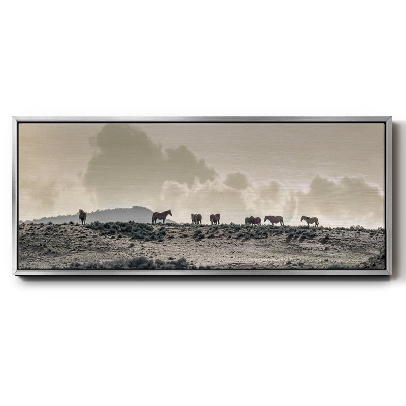 Wild Horse Ridge - toile encadrée, H 24 po x l 60 po