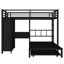 Lit superposé en L double au-dessus de simple TG avec garde-robe intégré, lit gigogne simple et bureau pliable-1872618203