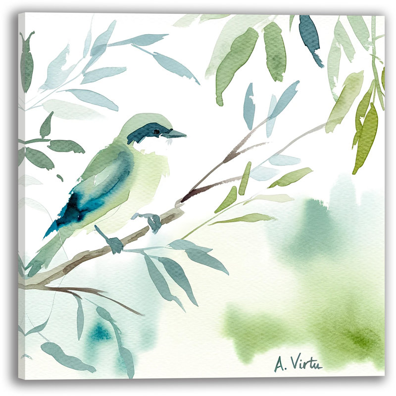 «Leafy Repose» sur toile, H 24 po x l 24 po x P 1,5 po