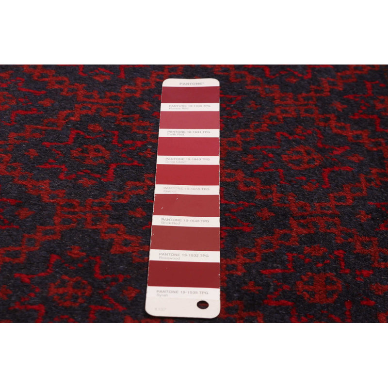 Tapis rouge Teimani 3 pi 10 po x 6 pi 5 po