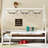 Full House Twin Platform Bed with Stairs, Solid Wood Kids Bed Frame, Low Profile Fun Design, White-1710143867-1710143866