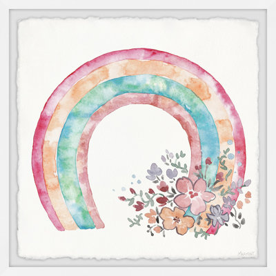 Gaddis Rainbow Bouquet Framed Print