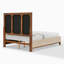 Grand lit en bois massif brun Hernest avec tête de lit tapissier pour la chambre à coucher-821413360-821413362