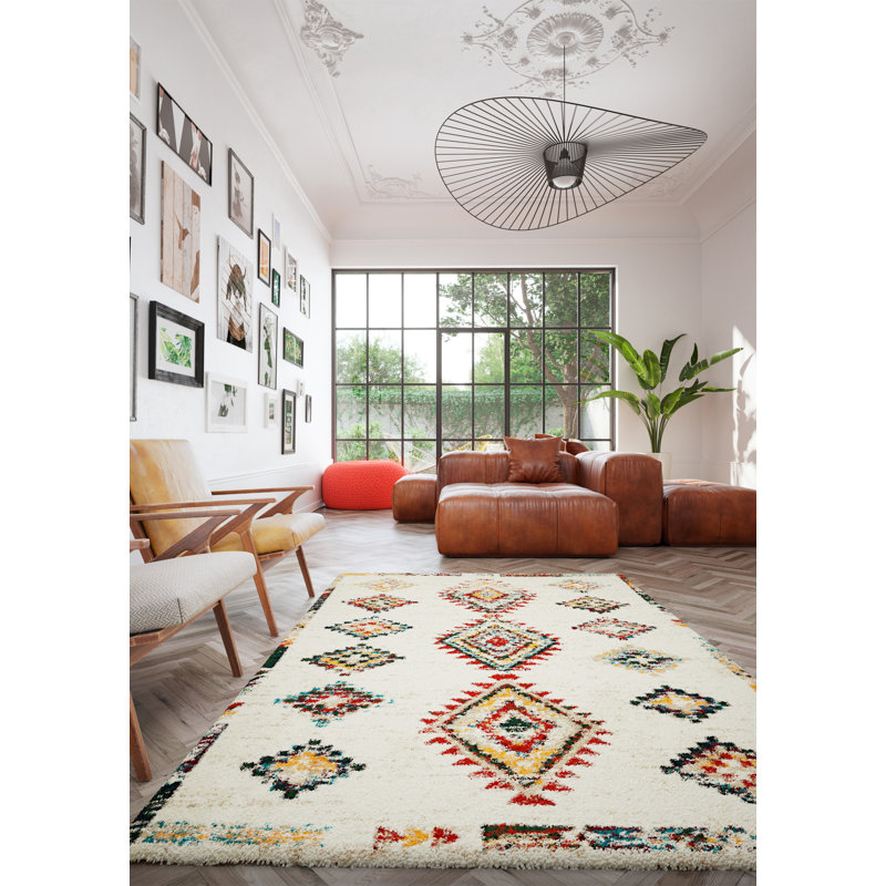 Botkin Shag Area Rug, Rectange 80 x 150cm