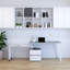 Bureau rotatif moderne à positions multiples, gris