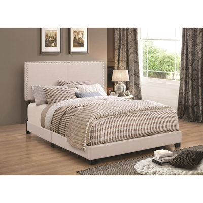 Kenworthy Upholstered Sleigh Bed -  Charlton Home®, 71B2CBB1ABBE4380831E06E603CB6B19