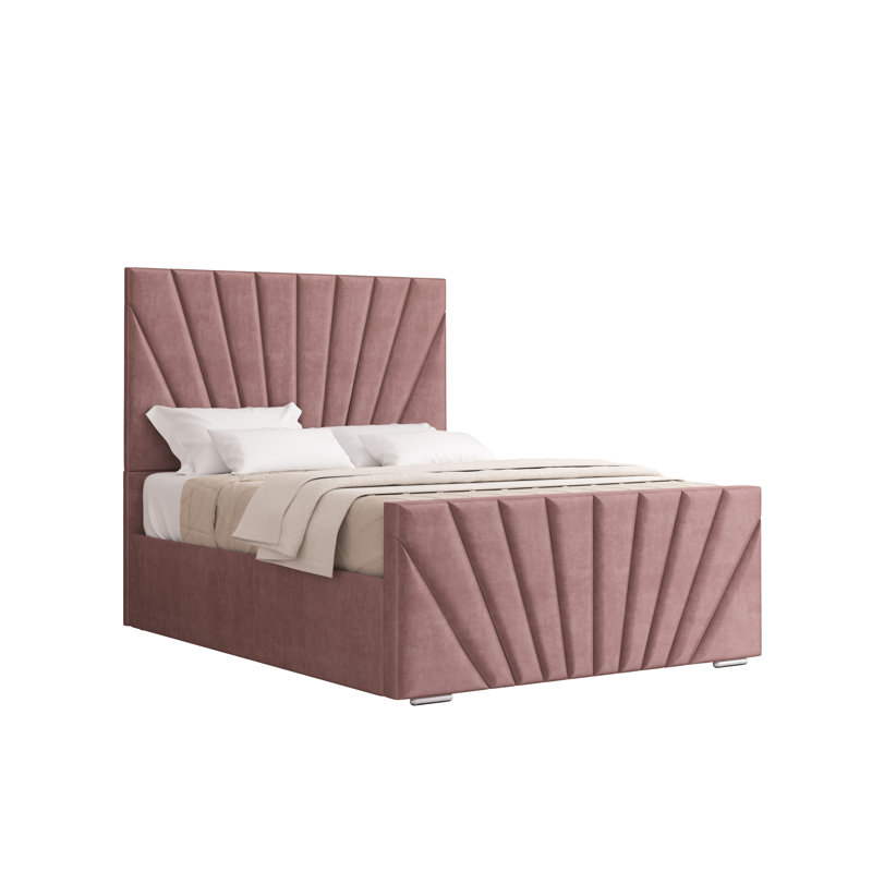 Aayanah Upholstered Bed, Super King (6'), Lilac
