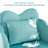 Velvet Upholstered Accent Chair with Pillow-334658858