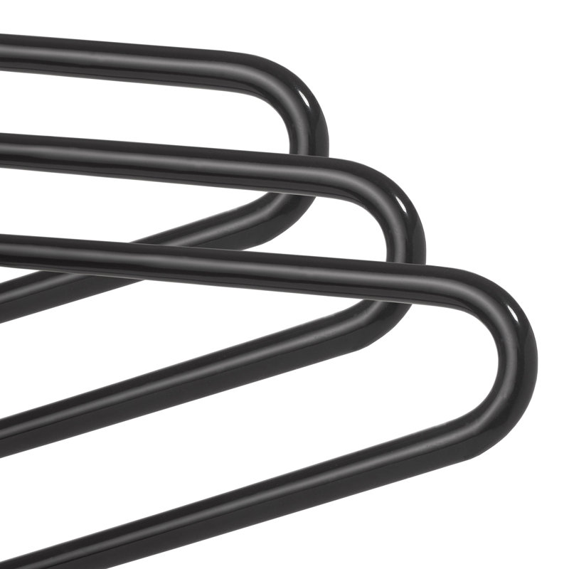  Open-Ended Pants Hangers, Non-Slip For Slacks, Jeans, Skirts