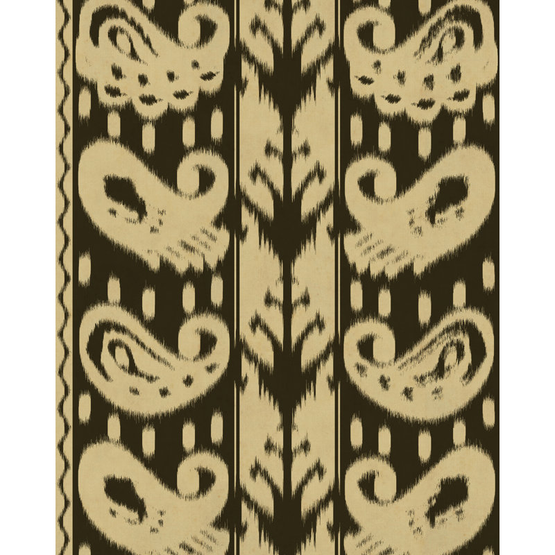 ERZSEBET Graphite Wallpaper, Anthracite/Taupe