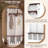 Farmhouse Wooden Style Hall Tree With Arched Design – Practical Walnut Storage Bench With 5 Black Hooks And Minimalist 4-In-1 Shoe Cabinet For Entryway & Mudroom, White-84027625