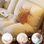 Canapé-lit causeuse en similicuir beige-129743339