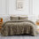 Ensemble de courtepointe réversible en microfibre Secret Meadow