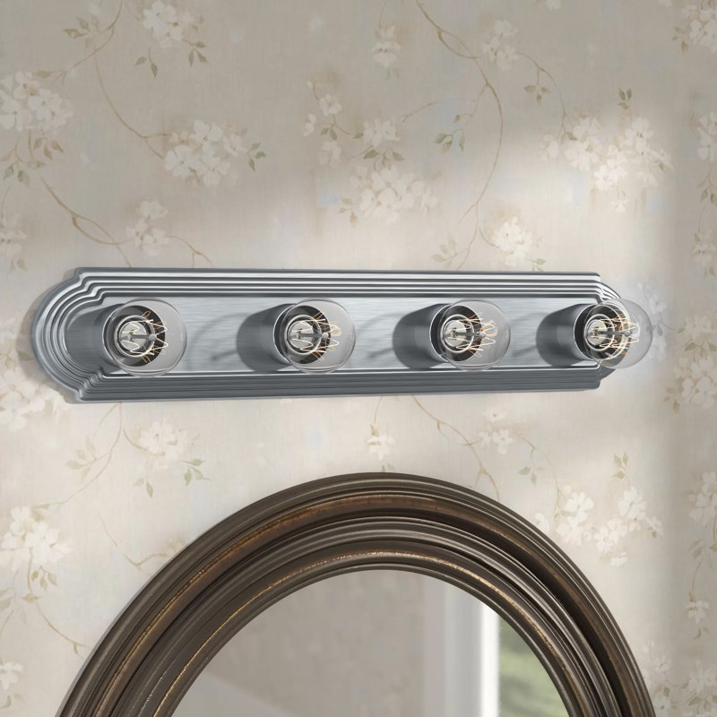 Carder 4 - Light Dimmable Bath Bar, Satin Nickel