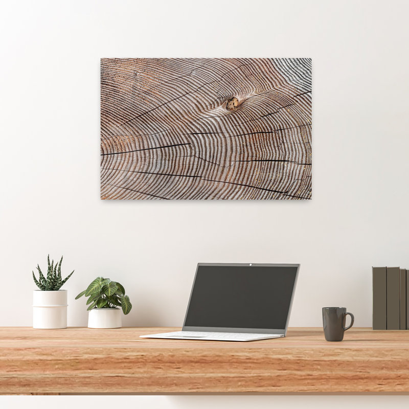 Annuel Annuel, art mural abstrait contemporain, H 16 po x l 24 po