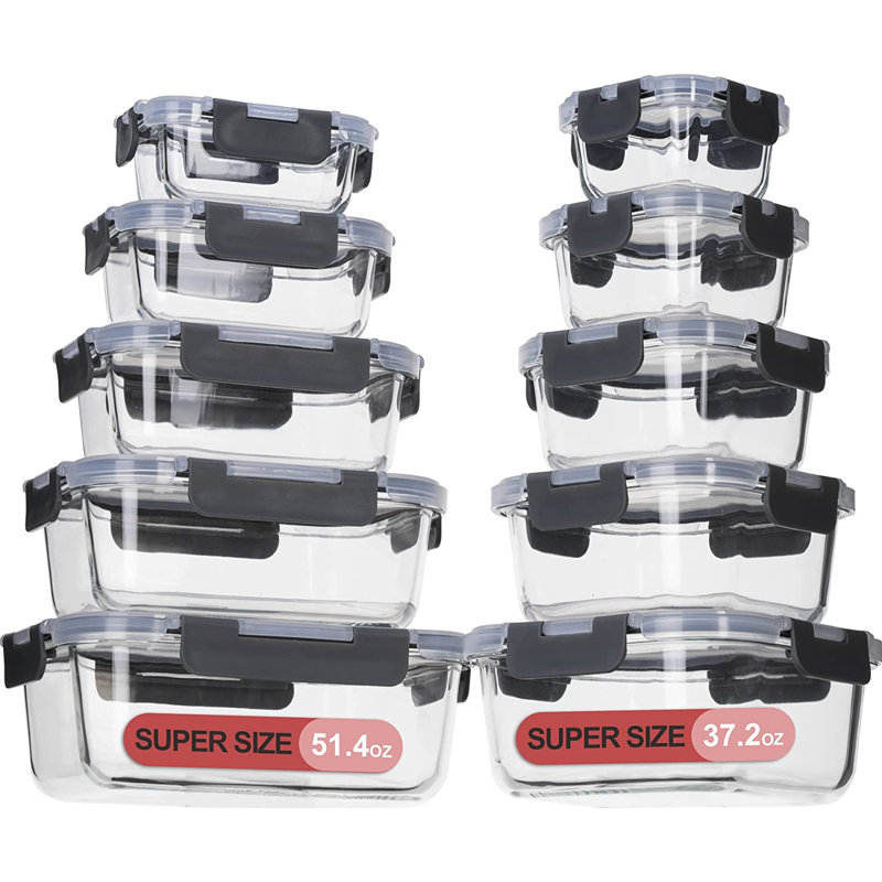 Allauddin Glass Food Storage Container