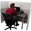 Panneau d'intimité en acrylique avec petits supports-16489974-16489971-16489970