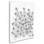 «Simple Flower Doodle 2» par Carson, impression sur toile tendue KCDoodleArt-19582577