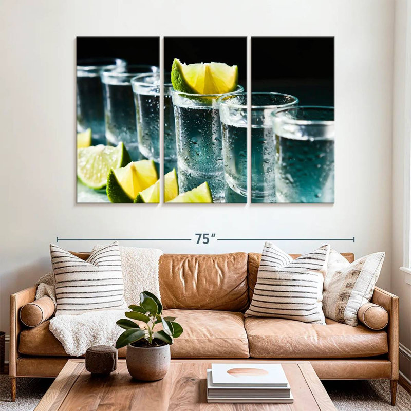 Yarlin Lime Tequila Drinks, 42" H x 65" W