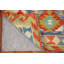 Tapis multicolore à motif oriental kilim 3 x 4