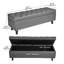 Faux Leather Upholstered Storage Bench-1250002983