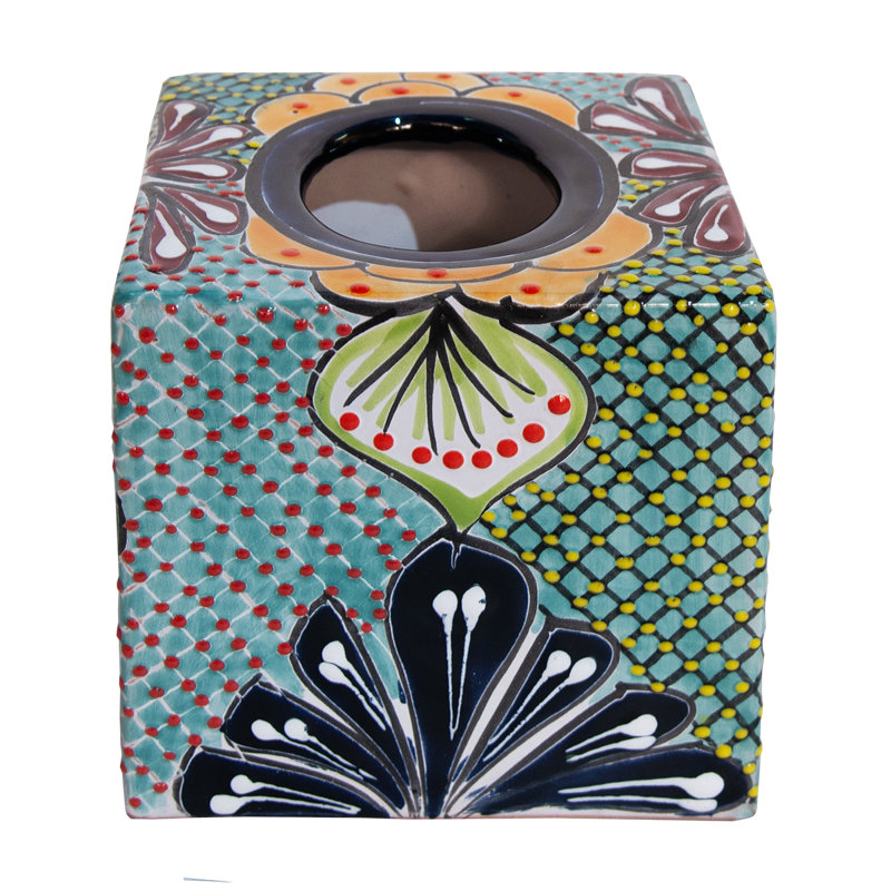 Couvercle de boîte à mouchoirs Talavera 