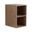 Meuble-lavabo mural avec lavabo en céramique et tablettes de rangement et 1 porte à fermeture en douceur-713415292