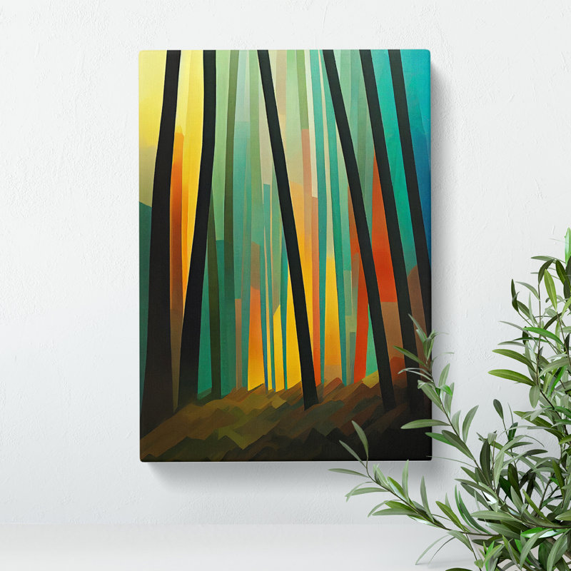 Unusual Forest - Wrapped Canvas Print, 50cm H x 35cm W x 3cm D