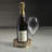 Marbelle Metal and Marble Wine Bottle Coaster