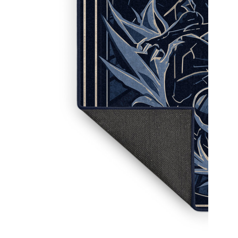 Tapis arc-en-ciel doux et moelleux Art Deco, 4 x 2
