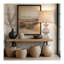 Lampe de table rétro rustique en résine 33 pouces, lampe de table rétro beige pour salon et chambre à coucher, lampe de table décorative de style campagnard avec ampoule DEL