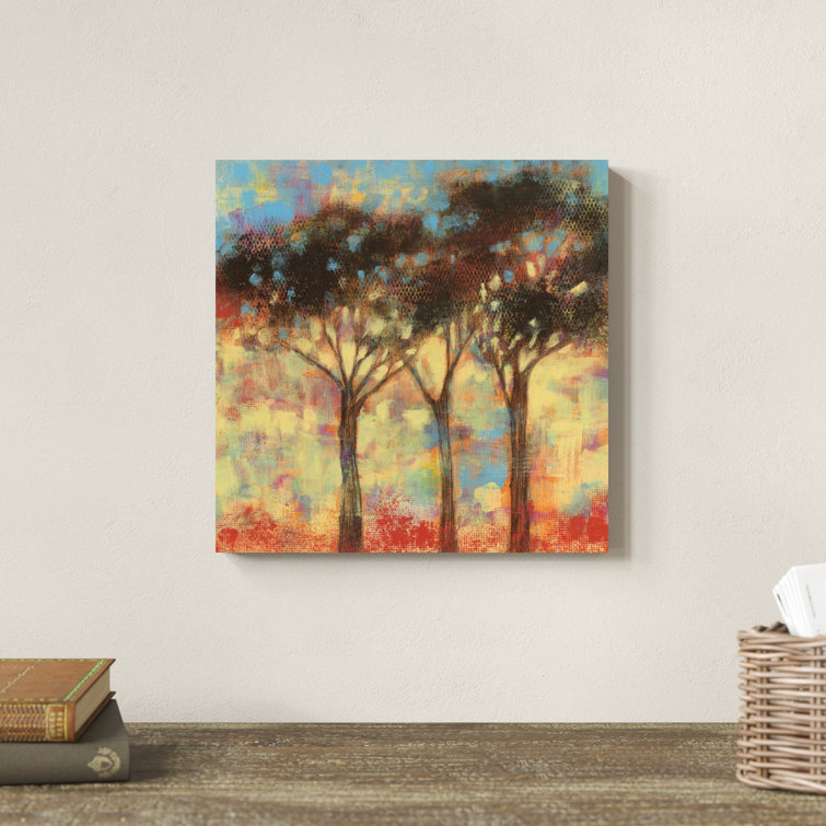 Loon Peak® Kaleidoscope Trees I On Canvas Painting | Wayfair
